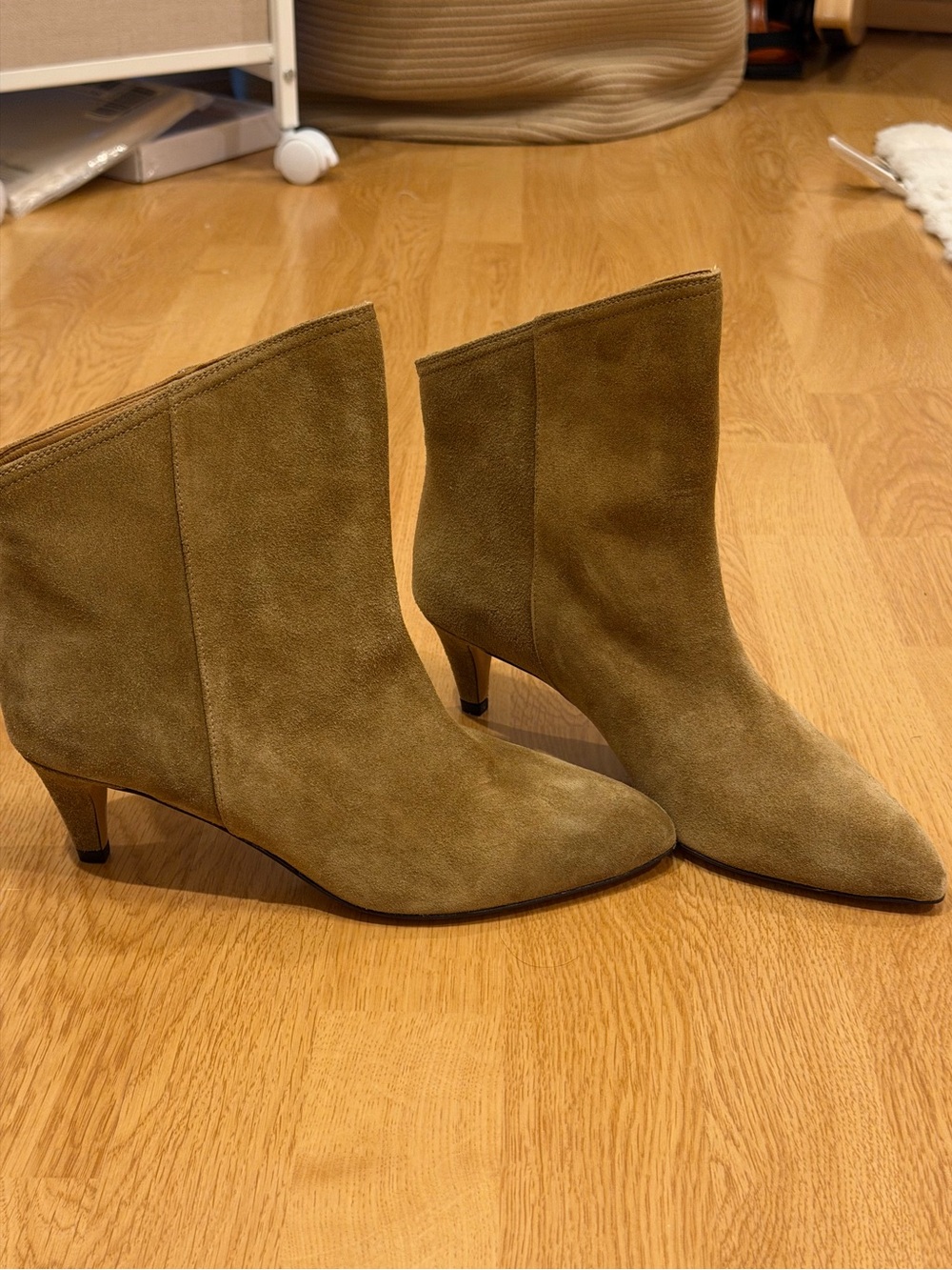 Isabel Marant Dripi Taupe ankle boots suede 39